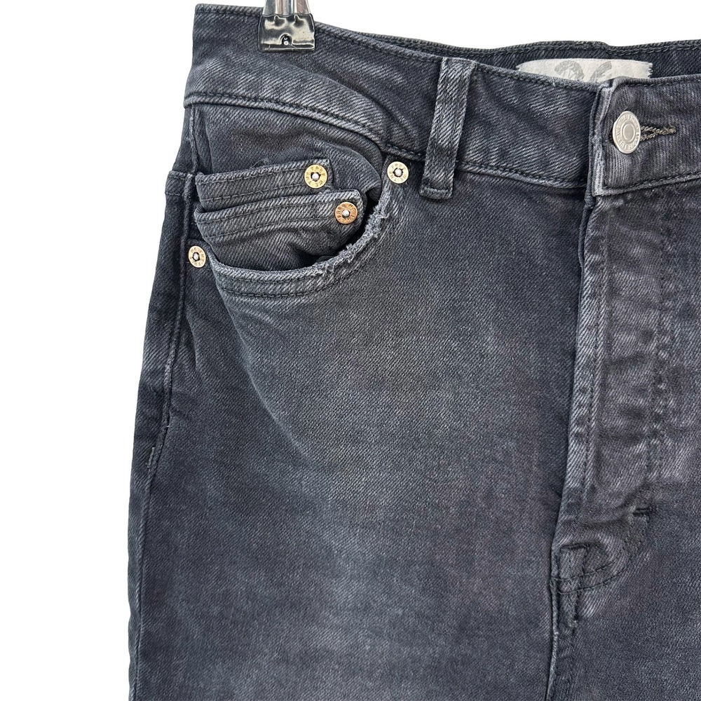 WE THE FREE Women's High Rise Button Fly Slim Boyfriend Jeans • 26 • black
grey - Picture 2 of 8
